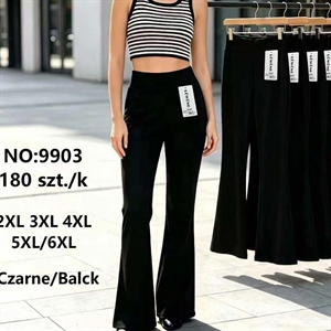 Legginsy dzwony damskie  2XL-5XL/6XL