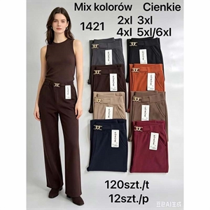 Spodnie cienkie damskie  2XL-5XL/6XL