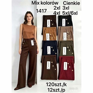 Spodnie cienkie damskie  2XL-5XL/6XL