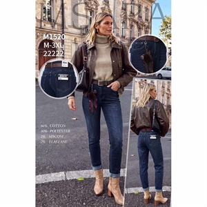 Jeansy damskie Msara  M-3XL
