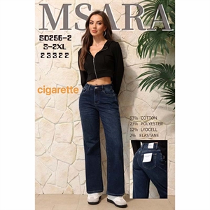 Jeansy damskie Msara  S-2XL