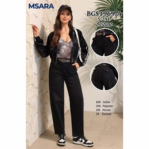 Jeansy damskie Msara  S-2XL
