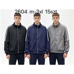 Bluza męska rozpinana na zamek z kapturem  M-3XL