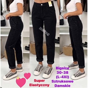 Jeansy damskie  L-4XL big size