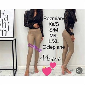 Spodnie skórzane damskie  XS-XL