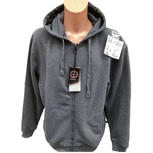 Bluza męska rozpinana na zamek z kapturem Big Size  3XL-6XL