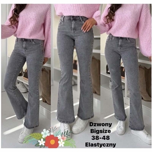 Jeansy damskie  38-48 big size