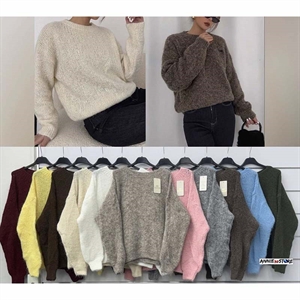 Sweter damski okrągły