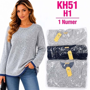 Sweter Damski okrągły