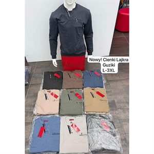 Bluza cienka lajkra męska  L-3XL