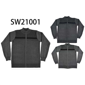 Sweter męski na suwak  L-3XL