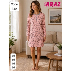 Koszula nocna bawełna damska  2XL-5XL
