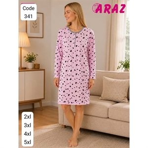 Koszula nocna bawełna damska  2XL-5XL