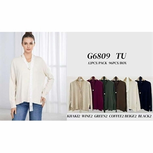 Sweter damski w serek