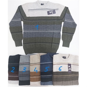 Sweter męski okrągły produkt Turecki  M-XL