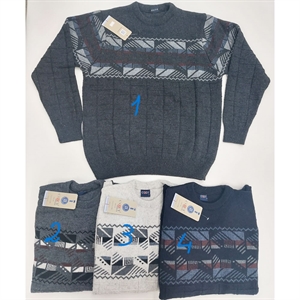 Sweter męski okrągły produkt Turecki  M-XL