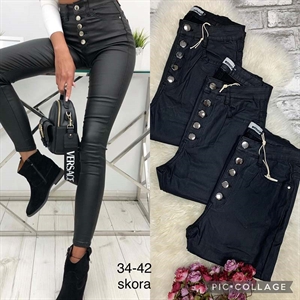 Spodnie skórzane damskie  34-42