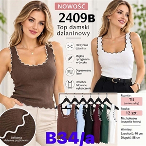 Top damski dzianinowy