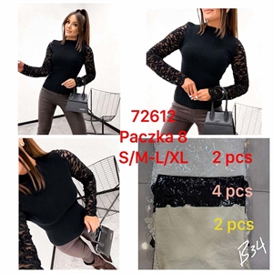 Sweter damski okrągły  S/M-L/XL