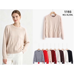 Sweter damski okrągły  M/L-XL/2XL