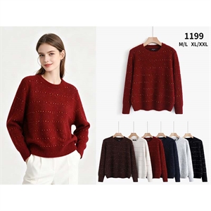 Sweter damski okrągły  M/L-XL/2XL