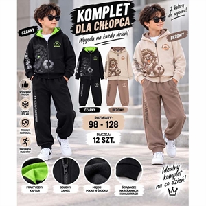 Komplet chłopięcy  98-128cm