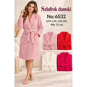 Szlafrok damski  S/M-2XL/3XL