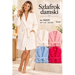 Szlafrok damski  S/M-2XL/3XL