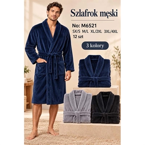 Szlafrok męski  XS/S-3XL/4XL