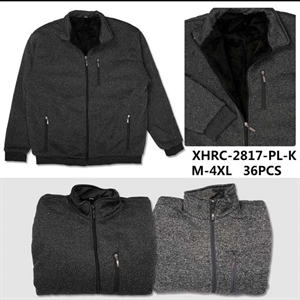 Bluza męska rozpinana na zamek bez kaptura  M-4XL