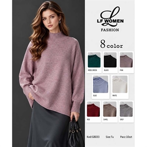 Sweter damski z golfem
