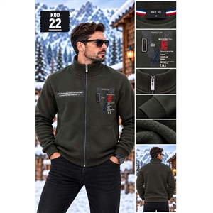 Bluza męska rozpinana na zamek bez kaptura  M-2XL