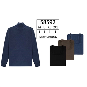 Sweter męski z golfem  M-2XL