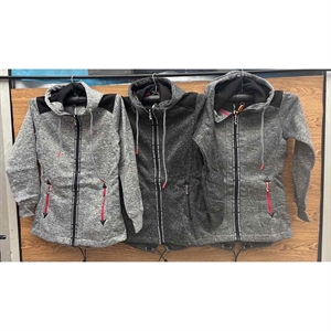 Bluza damska rozpinana na zamek z kapturem  M-2XL
