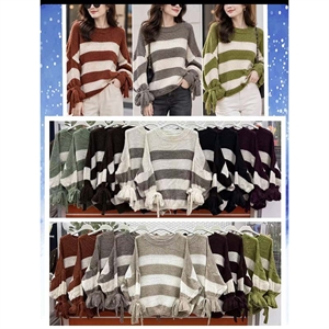 Sweter damski okrągły