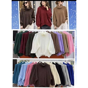 Sweter damski z golfem
