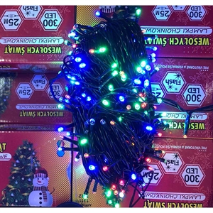 Lampki choinkowe 300 LED,25M