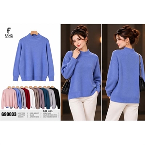 Sweter damski z golfem  S/M-L/XL