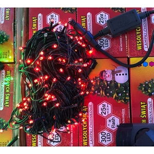 Lampki choinkowe 300 LED,25M