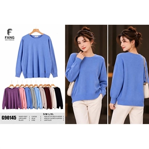 Sweter damski okrągły  S/M-L/XL