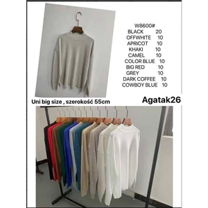 Sweter damski z półgolfem