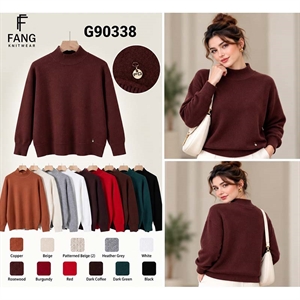 Sweter damski z golfem