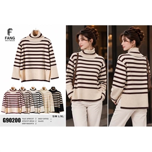 Sweter damski z golfem  S/M-L/XL