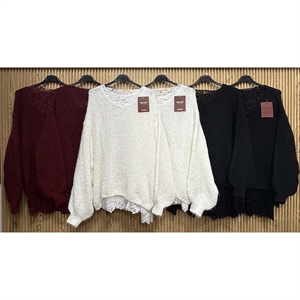 Sweter damski okrągły