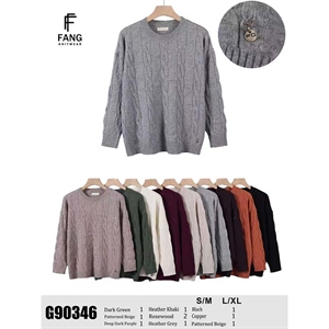 Sweter damski okrągły  S/M-L/XL