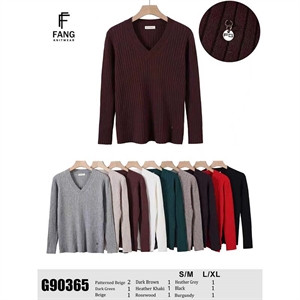 Sweter damski z dekoltem w serek  S/M-L/XL