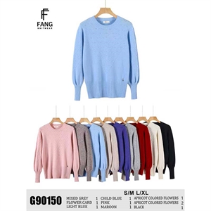 Sweter damski okrągły  S/M-L/XL