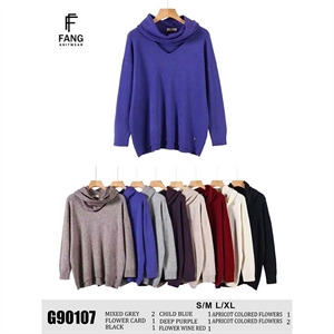 Sweter damski z dekoltem w serek  S/M-L/XL
