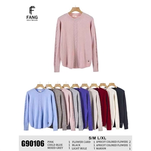 Sweter damski okrągły  S/M-L/XL