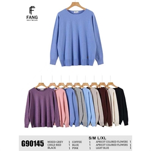 Sweter damski okrągły  S/M-L/XL